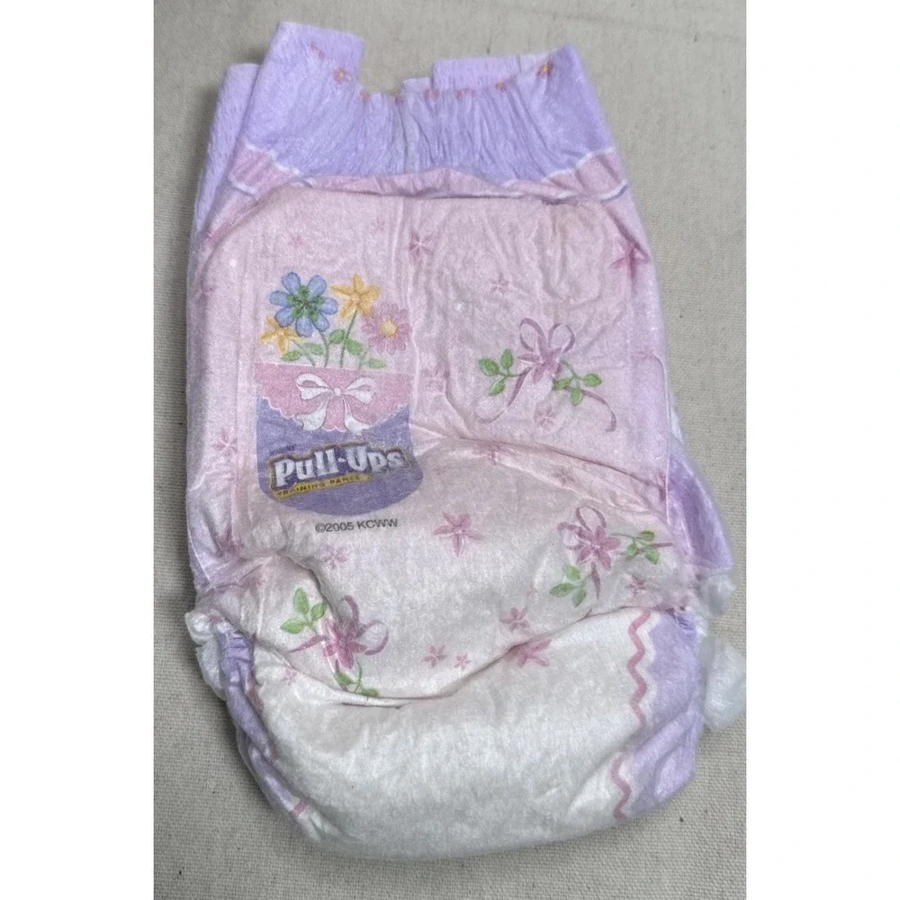 Vintage 2004 Huggies Pull-Ups Disney Princess 2T-3T Open Pack 28 Ct
